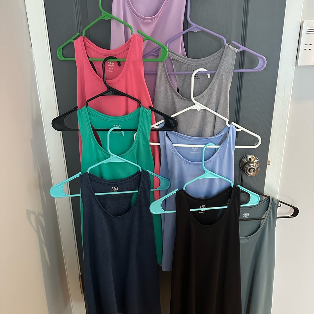 Athletic Works Women's Tank Tops - Multicolor Set